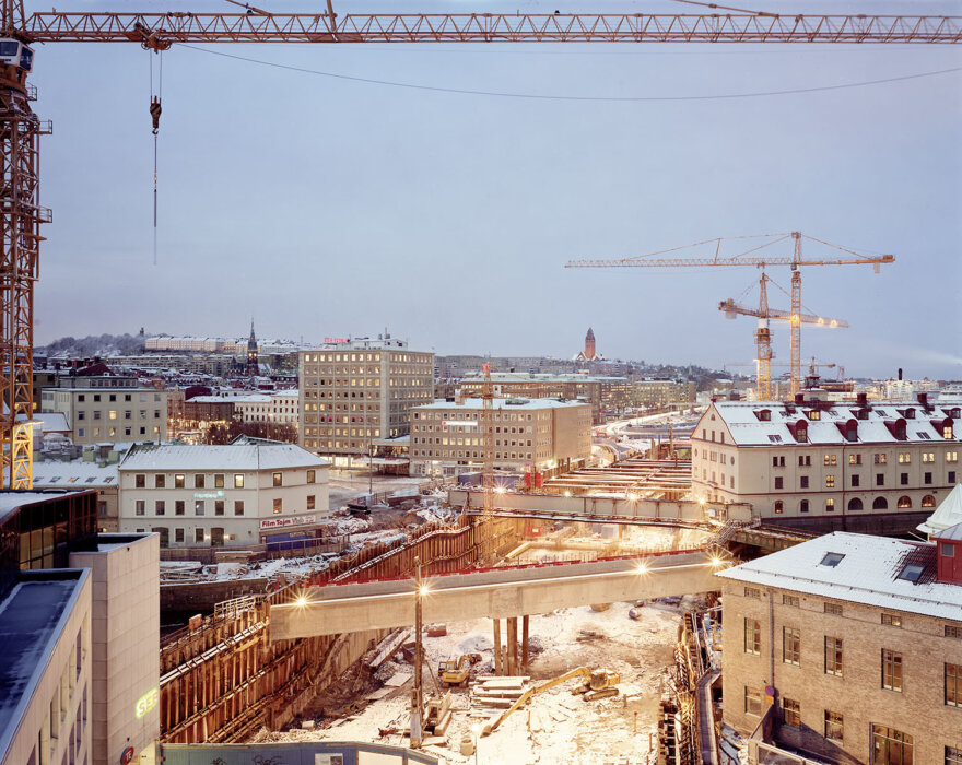 Tunnel construction, Göteborg , Landscapes